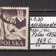 Polen 1956 Wandern MiNr. 969 C gestempelt