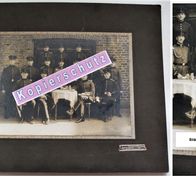 sehr altes, großes u. interessantes Foto Gruppenfoto Soldaten Original