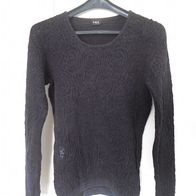 Damen-Pullover, schwarz (T#)