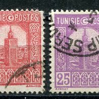 Tu021 Tunesien gestempelt o, 126 + 128, 0,60 M€. (2016/17)