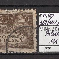 Polen 1919 Freimarken MiNr. 111 x gestempelt
