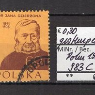 Polen 1956 50. Todestag von Jan Dzierzon MiNr. 983 C gestempelt