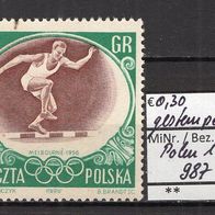 Polen 1956 16. Olympische Sommerspiele, Melbourne MiNr. 987 gestempelt