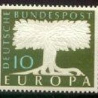 Europa-Union / CEPT - Bundesrepublik Mi. Nr. 268 Europamarken 1957 * * <