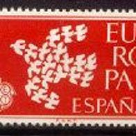 Europa-Union / CEPT - Spanien Mi. Nr.1266 Europamarken 1961 * * <