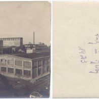 Barby Elbe Stärkefabrik Foto vom 28.11.1924 Teilansicht original Foto