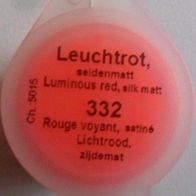 332 Leuchtrot Seidenmatt