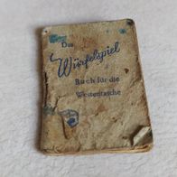 Vintage Mini Anleitung "das Würfelspiel"