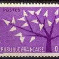 Europa-Union / CEPT - Frankreich Mi. Nr.1411 Europamarken 1962 * * <