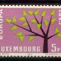 Europa-Union / CEPT - Luxemburg Mi. Nr. 658 Europamarken 1962 * * <