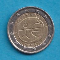 Belgien 2 Euro 2009 10 Jahre Wirtschafts und Währungsunion
