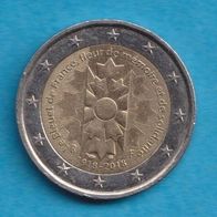 Frankreich 2 Euro 2018 Kornblume