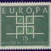 Europa-Union / CEPT - Bundesrepublik Mi. Nr. 406 Europamarken 1963 * * <