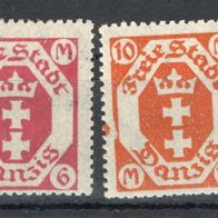 Danzig Nr.108-111 108-111 postfrisch ungeprüft, einwandfreie Erhaltung