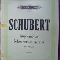 Klaviernoten - Schubert: Impromptus, Moments musicaux Edit. Peters No.3235 Klassik