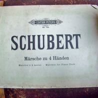Klaviernoten - Schubert: Märsche zu 4 Händen rev. Edit. Peters No.749 Klassik