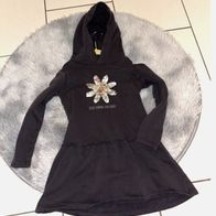 Vertbaudet Shirtkleid Gr. 128 mit Wechsel-Pailletten