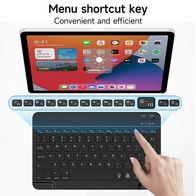 Bluetooth Tastatur QWERTZ Layout schwarz