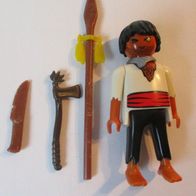Playmobil (62) Indianer, Halstuch, Speer mit Federschmuck, Tomahawk, Messer