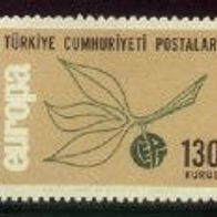 Europa-Union / CEPT - Türkei Mi. Nr. 1962 - Europamarken 1965 * * <