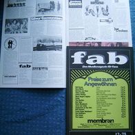 FAB Fanmagazin aus 1975 - Birth Control, Silver Convention, Can, Lana Dubrowska