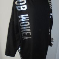 Shirtkleid Kleid aus Italien schwarz Gr. 42/44 Rob Money Druck * *