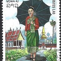 Laos Sondermarke " Tracht " Michelnr. 1058 o
