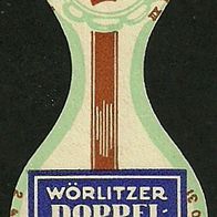 Bieretikett "DOPPEL-KARAMEL" Brauerei Oranienbaum-Wörlitz Lkr. Wittenberg