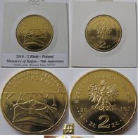2010, Poland, 2 Zloty, 70th Anniversary of Massacre of Katyn (7.4.1940)