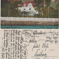 Kiel 1915 Palais des Prinzen Adelbert Schiffspost Stempel Nr 94 an Friedel Hofen
