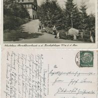 Arnoldsdorf Oberschlesierbaude 1938 Bischofskoppe Top Karte