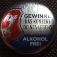 Beck´s Alkoholfrei Konzert Aktion 2016 Bier Brauerei Kronkorken beer bottle crown cap