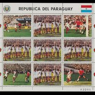 1986 Paraguay Fußball-WM Mexico 1986 Kleinbogen MiNr 3998 KB gezähnt postfrisch