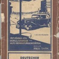 Alte Deutschland Autokarte