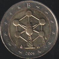 2006 Belgien 2 Euro Atomium Stempelglanz