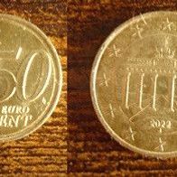 Münze Deutschland: 50 Euro Cent 2022 - J - Vorzüglich