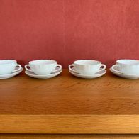 Hutschenreuther "Maria Theresia" - 4 Stück Suppentassen (8-teilig)