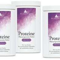 Proteine 3x Aronia Dr. med. Michalzik - hochwertiges Pflanzenprotein-Pulver | Aronia