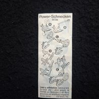 Ü - Ei Beipackzettel Power - Schnecken 611 344