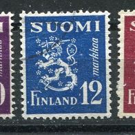 F0144 Suomi Finnland 313 + 14 + 16 gestempelt o 0,90 M€