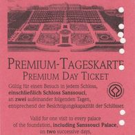 Eintrittskarte 40432 Premium-Tageskarte Potsdam Berlin vom 18.07.2006