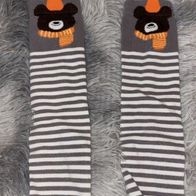 Bär Kniestrümpfe Mädchen 6 - 12 Jahre