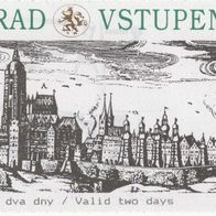 Prag HRAD Vstupenka Prager Burg Eintrittskarte 0639982 vom 18.10. 2005