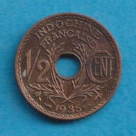 Französisch Indochina 1/2 Cent 1935