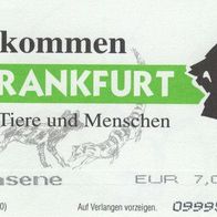 Zoo Frankfurt Eintrittskarte 0999513 vom 29.05.2003