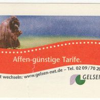 Ruhr Zoo Gelsenkirchen Eintrittskarte 0010-0009-00704 HVE 4 vom 17.10. 2004