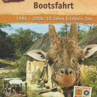Zoo Hannover Eintrittskarte 001375303326331779 vom 16.07.2006, Lesezeichen