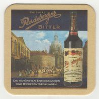 Original Radeberger Bitter - ein Bierdeckel. Werbeartikel