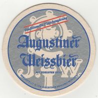 Augustiner Weissbier - ein Bierdeckel. Werbeartikel