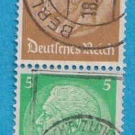 Deutsches Reich  MiH. Zusammendrucke Mi.513/515 Senkrecht S 127 gest